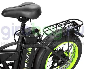 Электровелосипед Syccyba F10 Pro 2025 года (48V/15Ah) - Салатовый обод фото №7