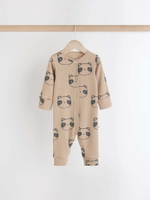 Комбинезон / Cлип для малышей Next N77-787, 3 шт., Бежевый, Серый