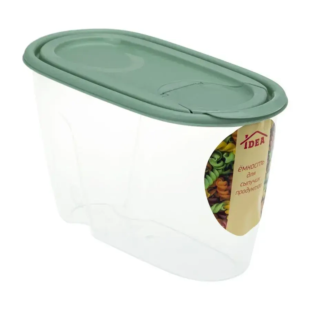 Емкость для сыпучих продуктов 0,9л Фисташковый