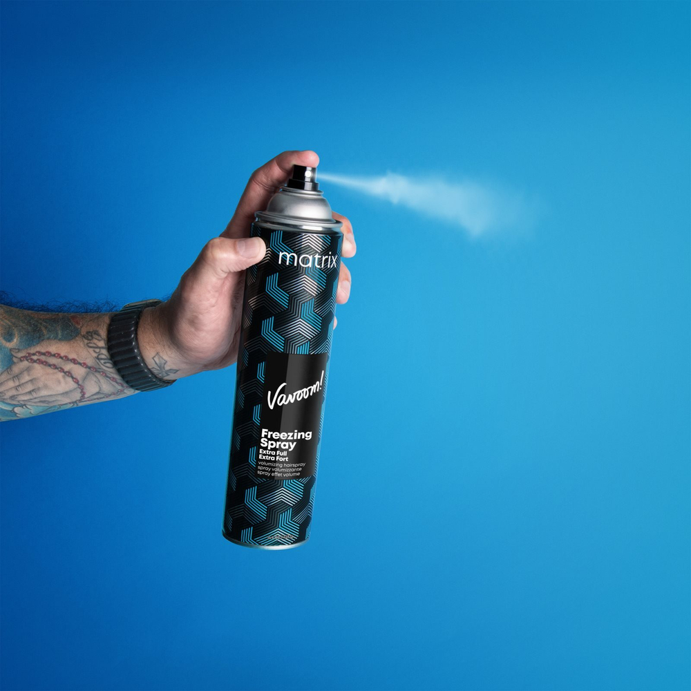 Matrix Vavoom Freezing Spray - лак для волос с сильной фиксацией /   500  ml  / GTIN 3474637103590