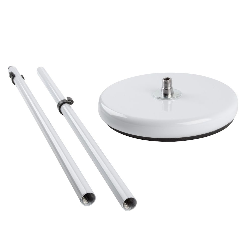 ULM-T600 2х6W-4500K-DIM WHITE Торшер напольный светодиодный. 2х6W. Сенсорный выключатель. Диммер. Белый. ТМ Uniel