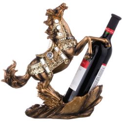 ПОДСТАВКА ПОД БУТЫЛКУ "ЛОШАДЬ" 36*12 СМ. ВЫСОТА=35 СМ. (КОР=4ШТ.)