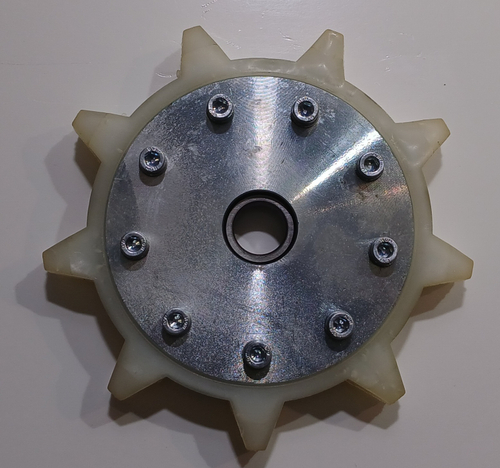 Звезда пластик (гусеничный блок) в сборе для снегохода MotoLand SnowFox 200