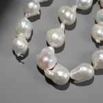 Жемчуг №2 культивированный крупный барочный, белый, 11-18*12-20мм