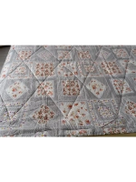 Одеяло утепленное зимнее лен хлопок евро макси 220х240