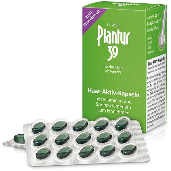 Plantur 39 Набор 2 уп х 60 капсул для волос
