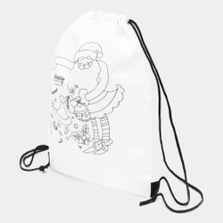 Мешок для раскрашивания COLOURFUL SANTA