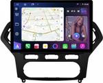 Магнитола для Ford Mondeo 4 2007-2010 (рамка чёрная) - FarCar BX877 монитор 13" 2K QLED на Android 13, Быстрая, CarPlay, 4G SIM-слот