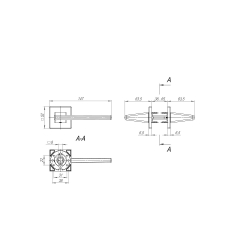 Ручка раздельная K.SL52.PRIME (PRIME SL) BL-24 черный