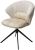 Стул ASTRA 360 град. поворот Белый Sonic 23 ткань / 7525-01 велюр / черный каркас