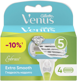 VENUS Embrace Сменные кассеты для бритья, 4 штуки