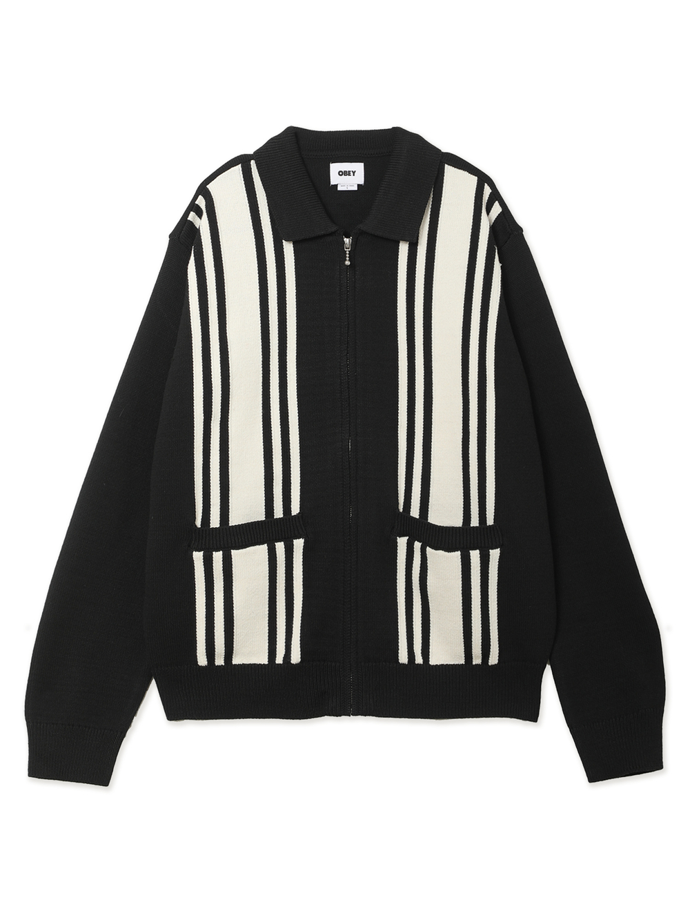 Мужской Свитер Obey Matt Zip Up