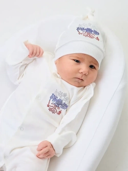 Комбинезон для новорожденного на выписку