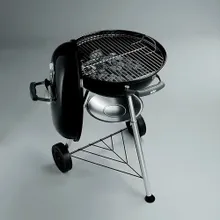 Угольный гриль Weber Compact Kettle, 47 см, чёрный