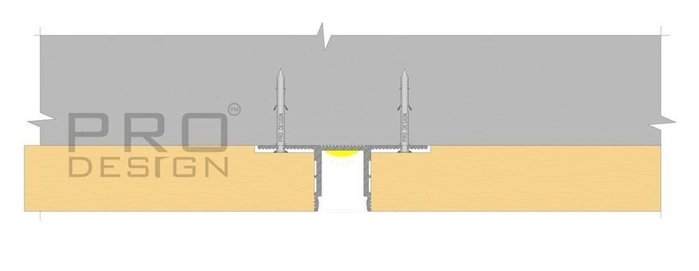 Декоративный стеновой профиль Pro Design 534 белый, 2700x45x17,5 мм