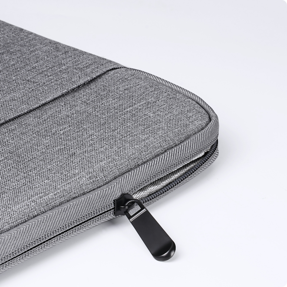 Легкая горизонтальная сумка чехол темно-серого цвета (Dark Grey) для ноутбука или планшета размером от 15.5 до 16 дюймов, серия LBDB Series