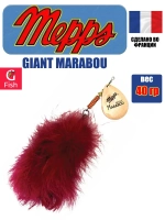 Блесна для рыбалки GIANT MARABOU Copper/Red