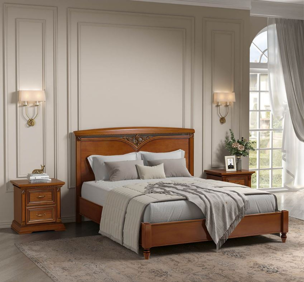 ЛОРЕНЦО Кровать 160*200 без ножной спинки