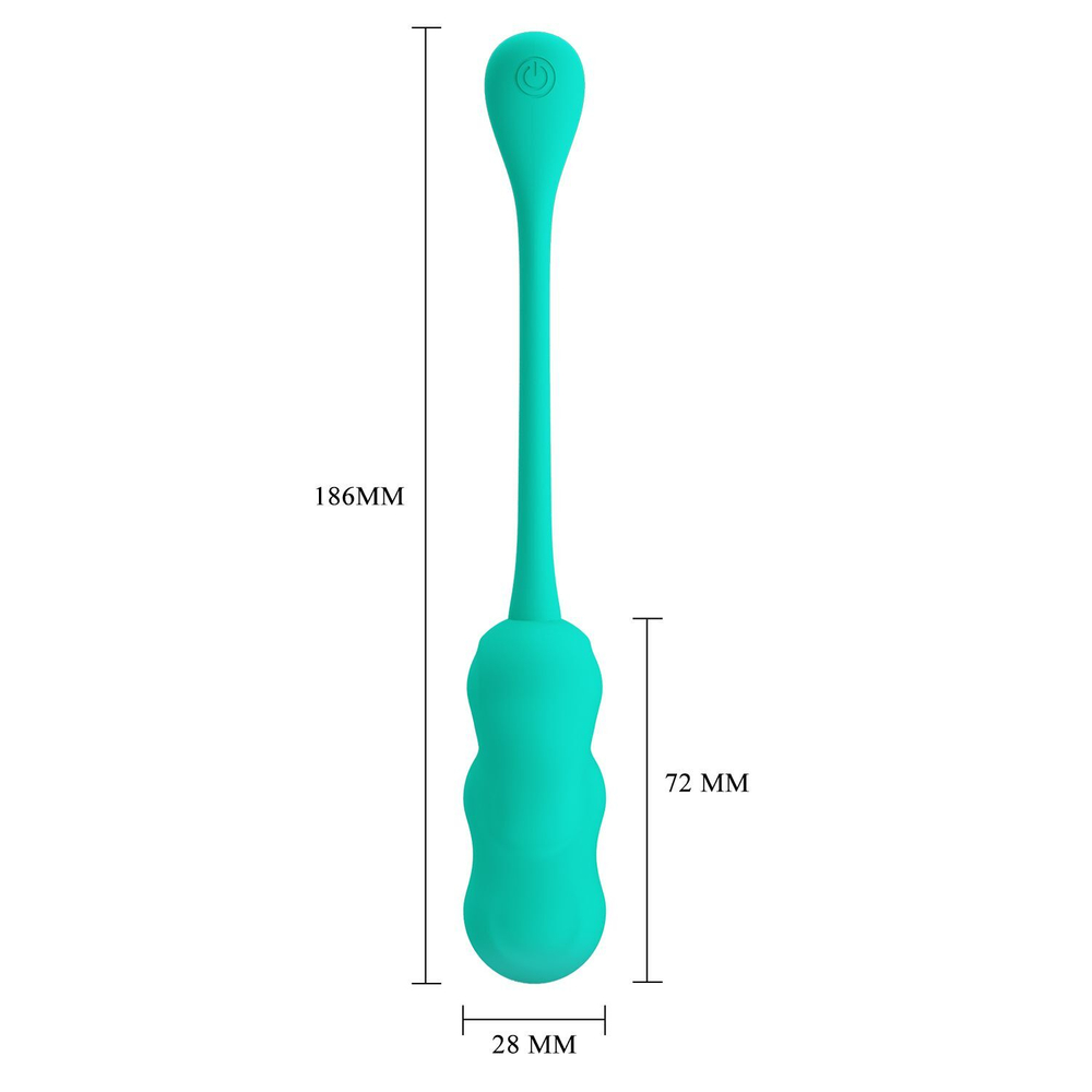 Зеленое виброяйцо Leshy с пультом ДУ