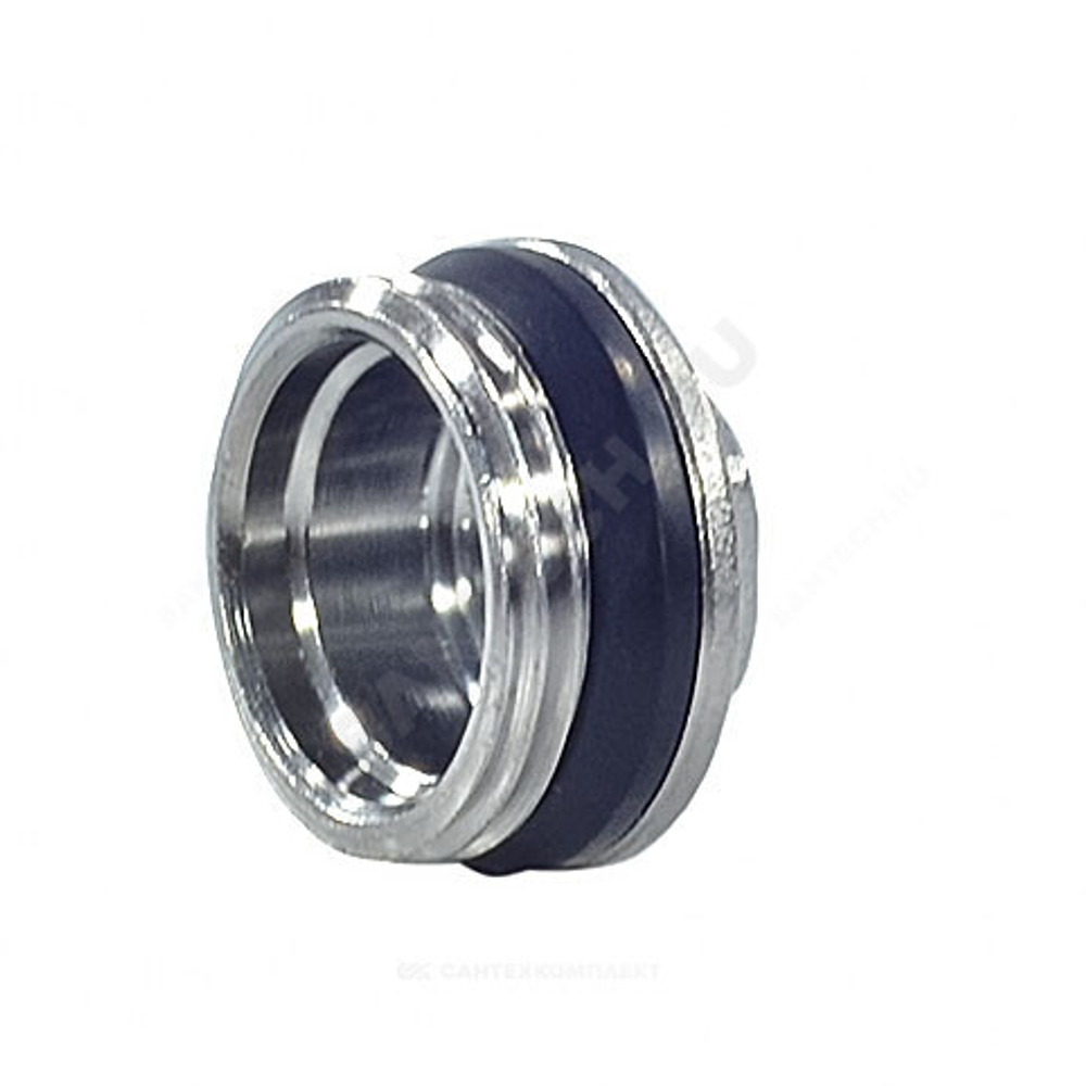 Пробка латунь 1 1/4" НР с герметичной прокладкой для коллектора R592D Giacomini R592DX006