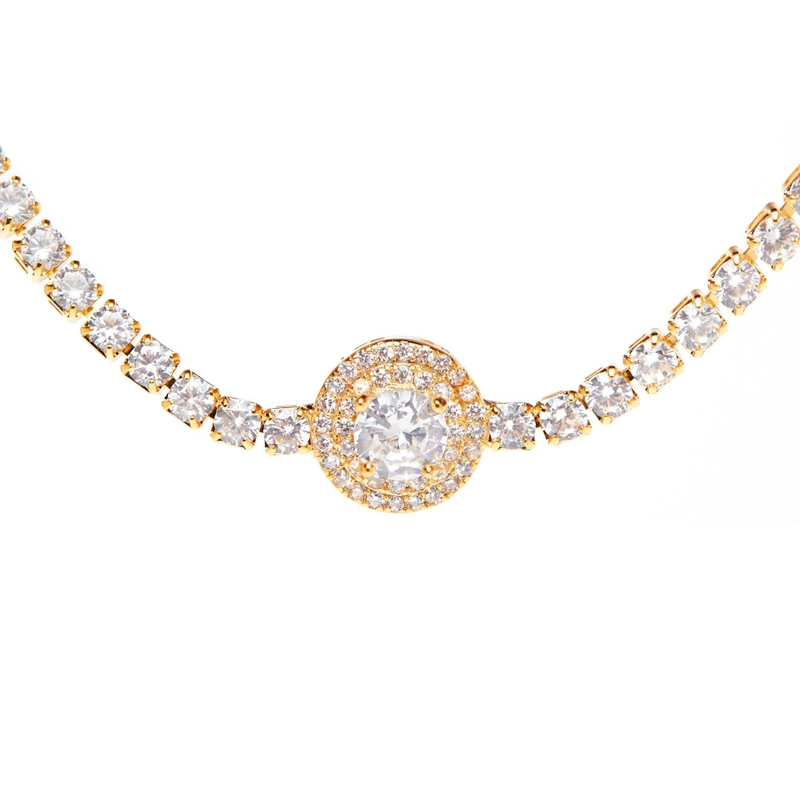 Браслет Бриллиантовый Кристалл – Золото