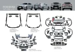 Обвес переделка для BMW X6 G06 Рестайлинг 2023+ в X6M F96 Рестайлинг 2023+ БМВ