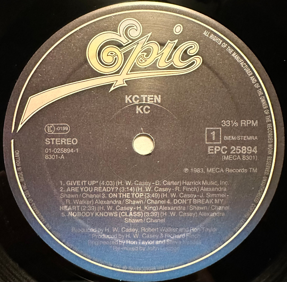KC- KC Ten (Голландия 1983г.)