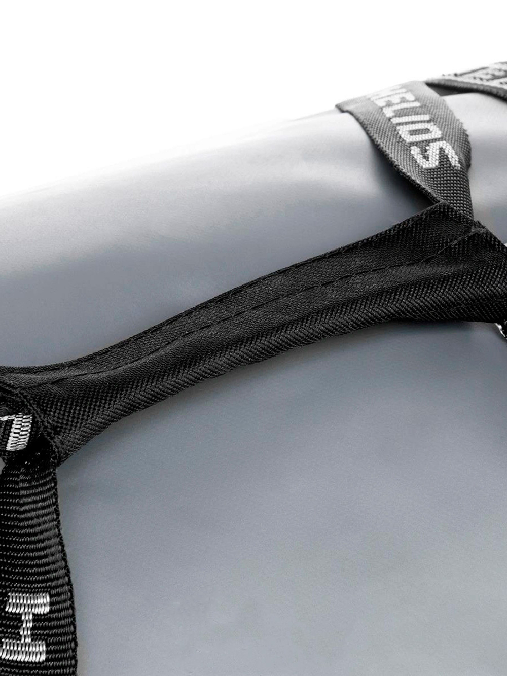 Гермобаул Helios 100 л (ПВХ, серый/черный) (HS-GB-100-GB)