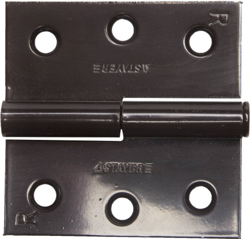 Петля дверная STAYER ″MASTER″ разъемная, цвет коричневый, правая, 75мм