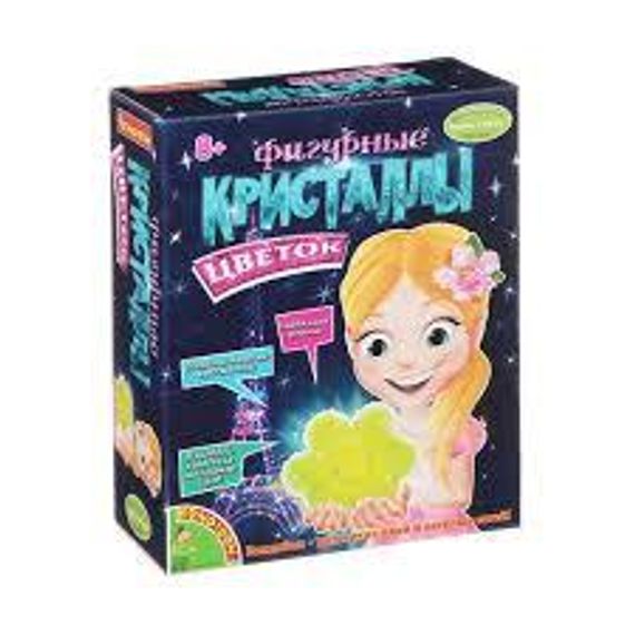 Цветок, фигурные кристаллы