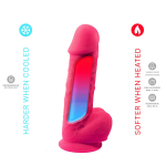 Фаллоимитатор-реалистик 21,5см на присоске с мошенкой SilexD the Original Silicone Dildo 8,5" Model 1
