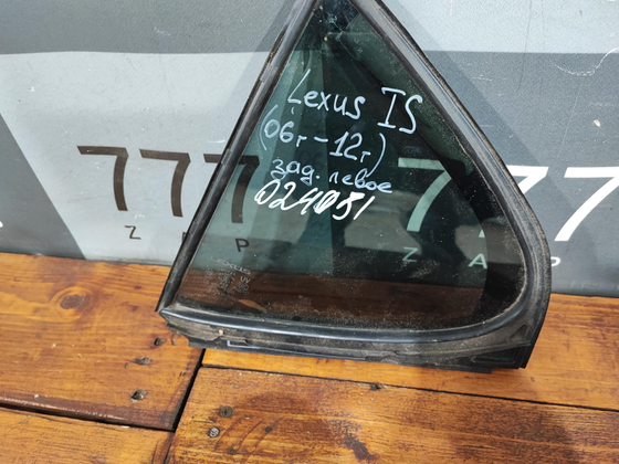 Стекло двери задней левой Lexus IS 2 05-13 Б/У Оригинал 6812453091