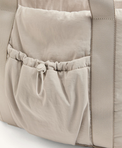 Oysho Сумка-шоппер с передним карманом, экрю