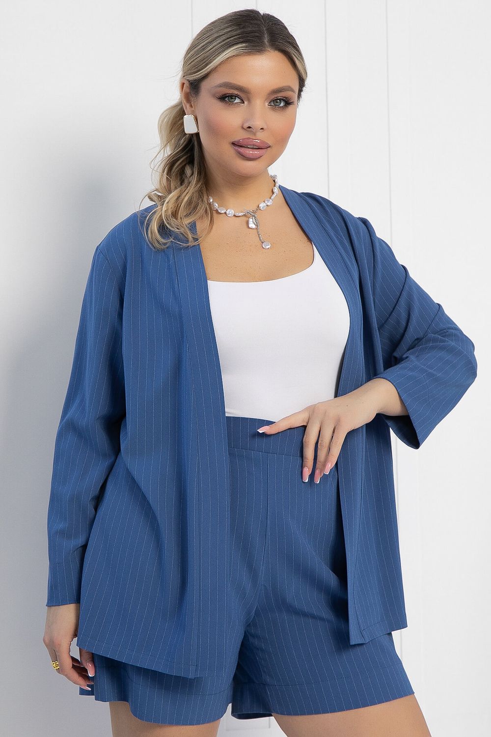 Костюм Поцелуй удачи (джинс) К13159-1М LT Collection