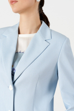 1913 Жакет женский (голубой полоска)