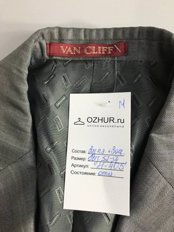 Пиджак VAN CLIFF в деловом стиле 52-54 размер