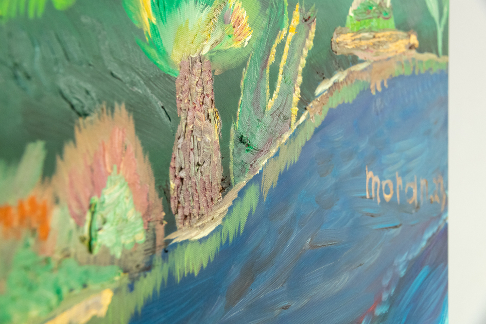 Картина "Тропический рай", 60х80см, масло, холст/Painting "Tropical Paradise", 60x80cm, oil, canvas