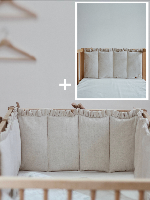 Бортик расширение с рюшами.