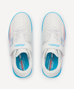 Бутсы многошиповые Evofly TF Talant White/blue, детский