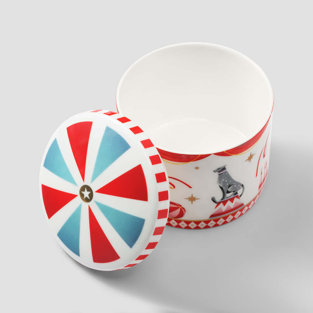 Емкость для хранения Farforite «Цирковое представление» в подарочном тубусе