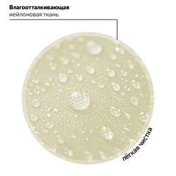 Рюкзак BRAUBERG CLASSIC, легкий каркас, премиум материал, "Tender", бежевый, 37х32х21 см, 272090