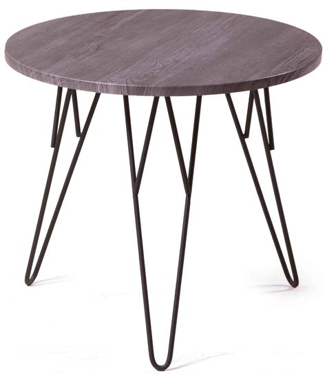 Журнальный столик ОСТИН Санторини черный / черный каркас