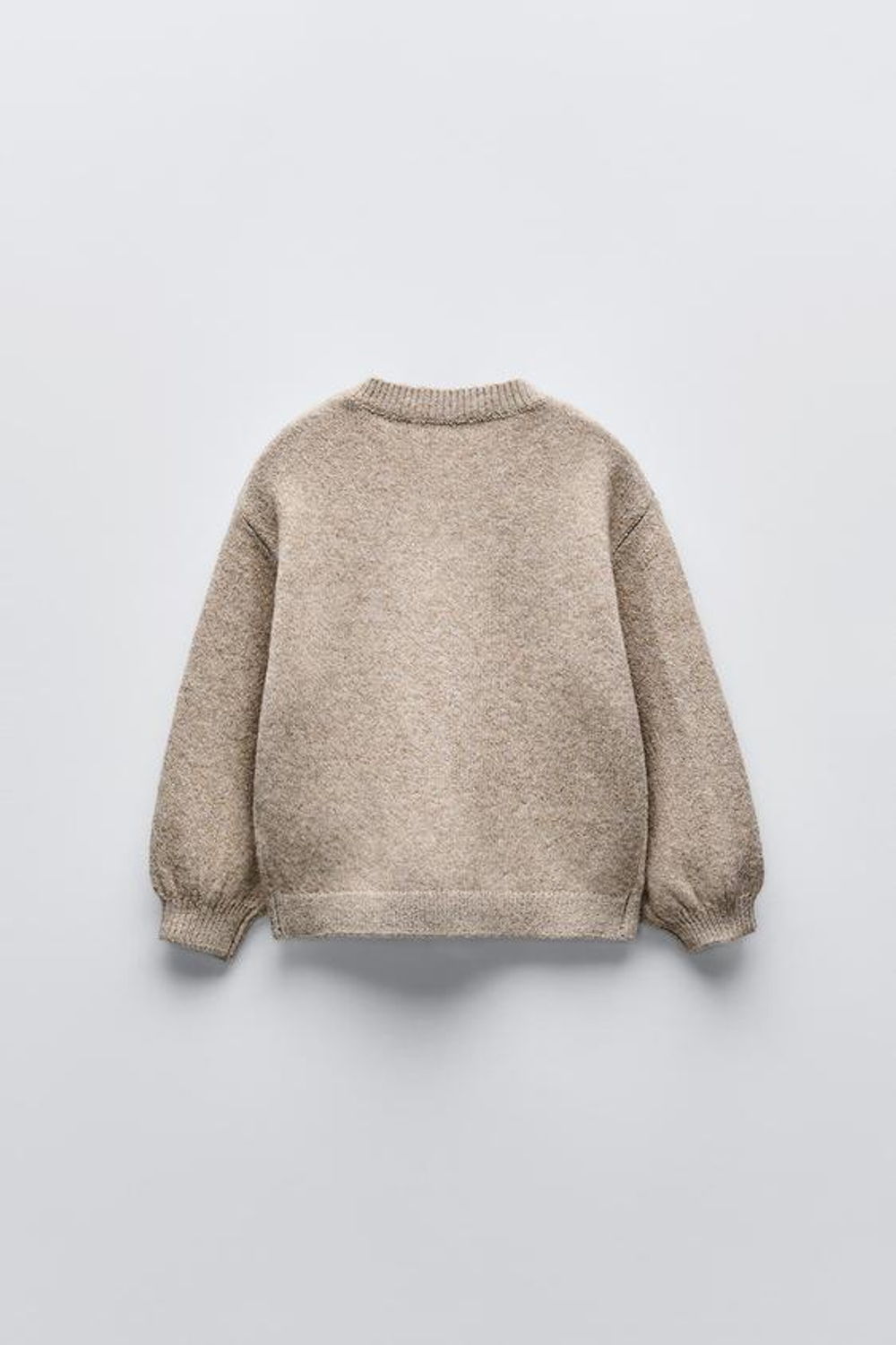 ZARA ТРИКОТАЖНЫЙ СВИТЕР, РЫЖЕВАТО-КОРИЧНЕВЫЙ