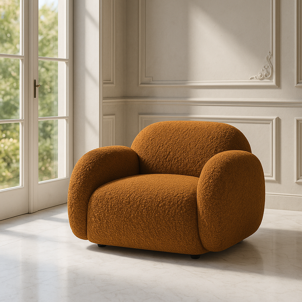 Дизайнерское кресло BLOB букле 250