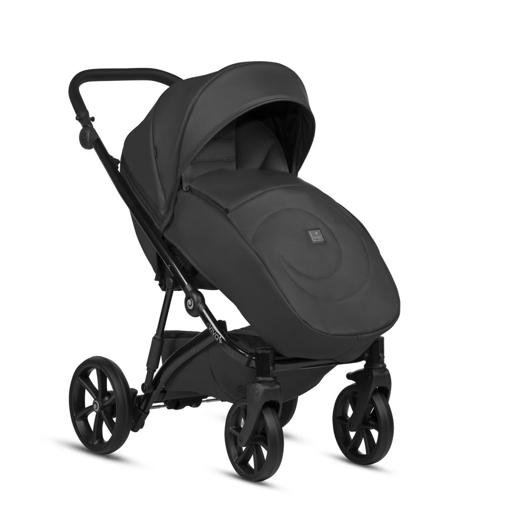 Tutis Коляска 2 в 1 VIVA 5+ Leather Jet Black
