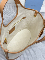 Prada Linen Tote Bag 28 cm