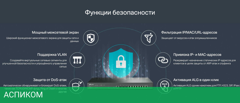 VPN-маршрутизатор TP-Link SafeStream ER8411