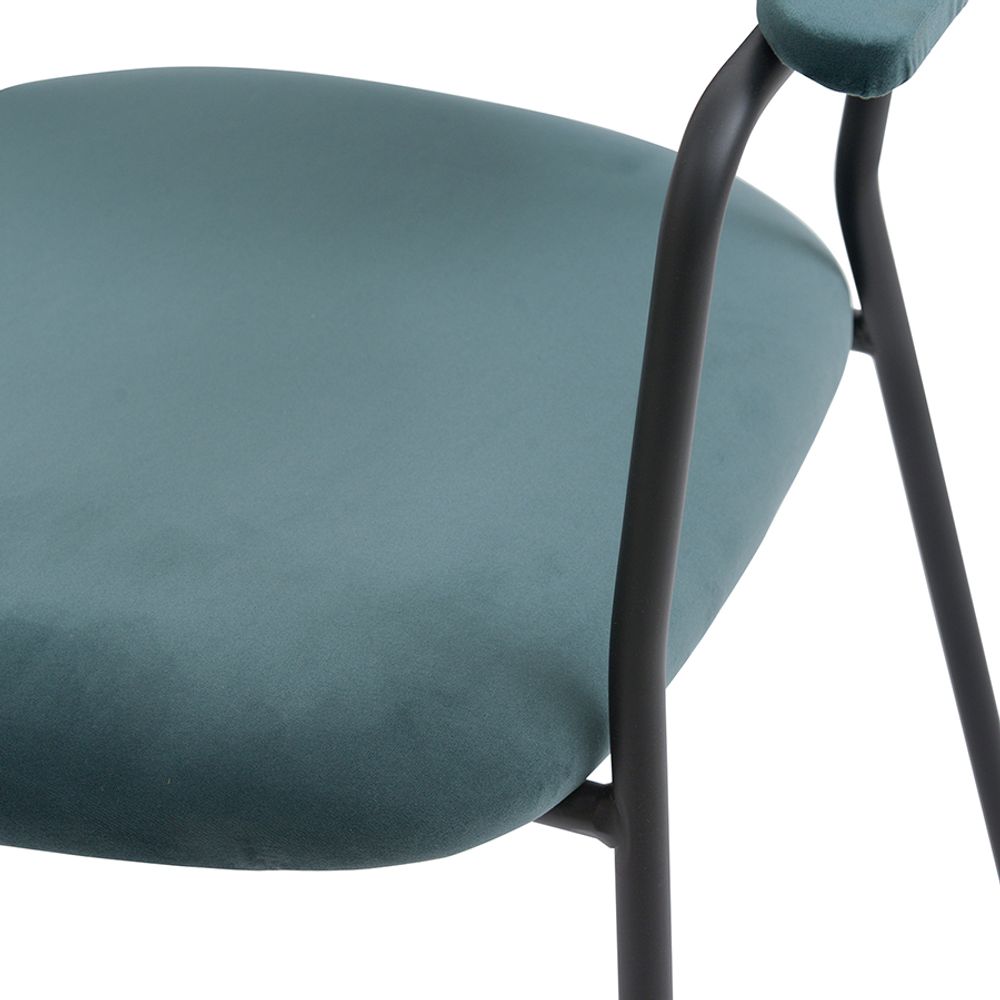 Стул Eirill, велюр, зеленый