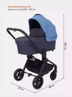 Коляска детская RANT basic "ENERGY" (2в1) RA091 Blue