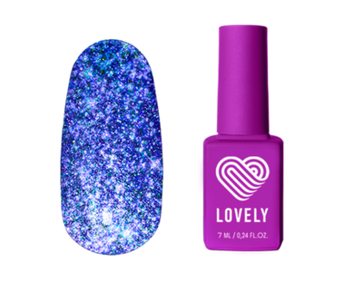 LOVELY Гель-лак Diamond D03 (светоотражающий), 7 ml